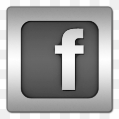 Facebook Logo Square Social - Black png