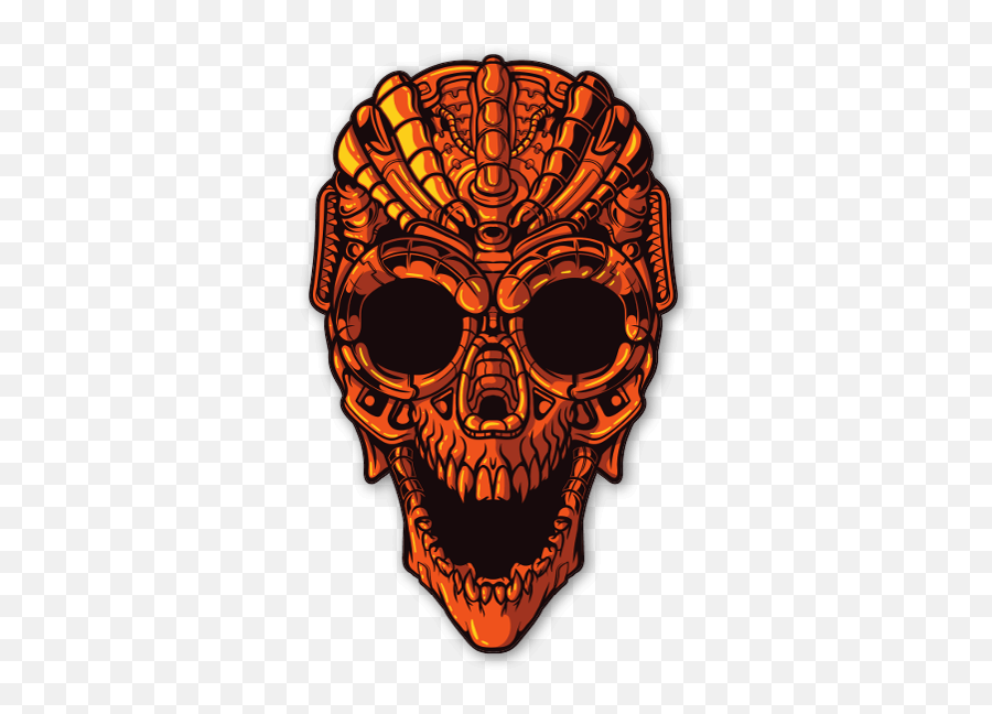 Calavera Roja - Stickerapp Skull Png,Calavera Png