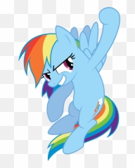 Download Rainbow Dash Punch Vector By - Mlp Shoryuken Full png