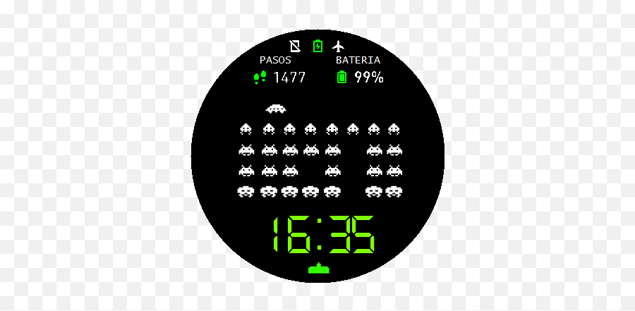 Space Invaders By Ldm - Amazfit Verge Amazfit Xiaomi Pac Man Space Invaders Png,Space Invader Png