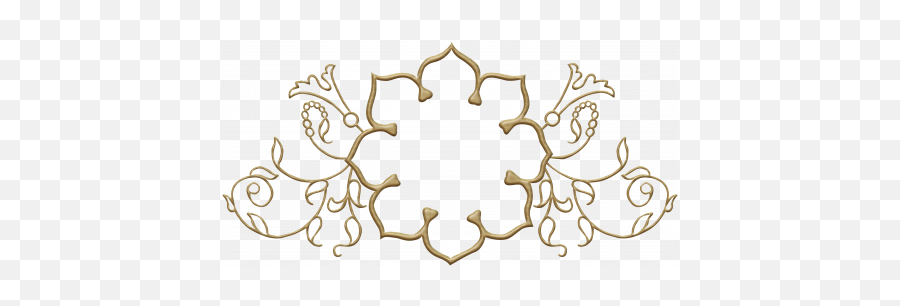 Floral Filigrees - Elementsframe Gold Graphic By Rose Thorn Decorative Png,Filigree Png