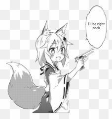Dont Lewd Our Goddess Senko Or Else - Helpful Fox Senko San Manga Png,Lewd Png