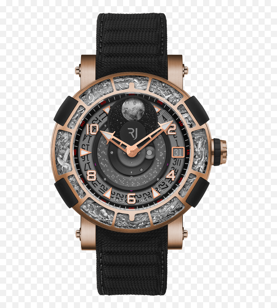 Fashion Watches - Rj Arraw 6919 Titanium Png,Watch Transparent Online Free