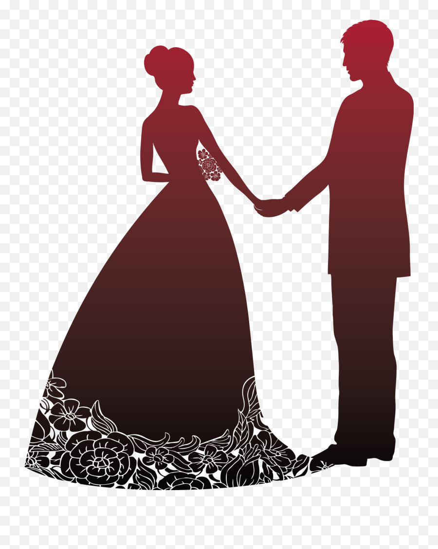Wedding Couple Clipart Png - Wedding Vector Designs Png,Wedding Couple Png