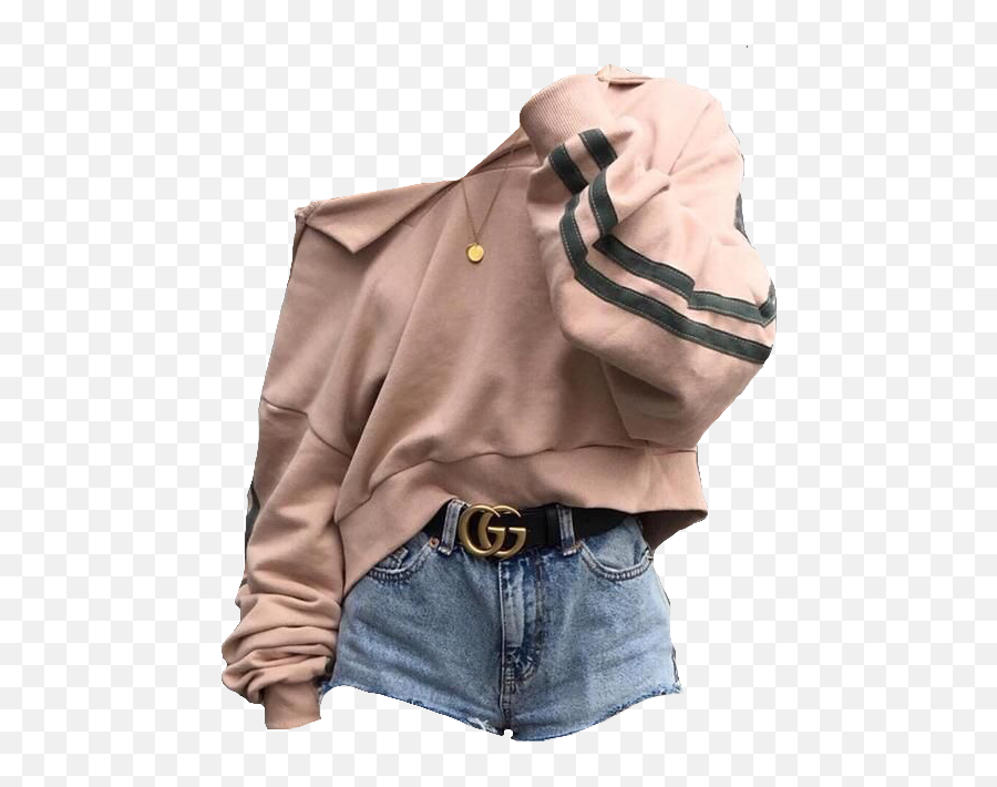 Brown Blue Outfit Polyvore Moodboard - Shorts Gucci Crop Top Png,Cool Pngs