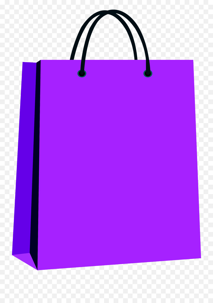 Shopping Bag Clipart - Transparent Shopping Bag Clipart Png,Shopping Bags Png