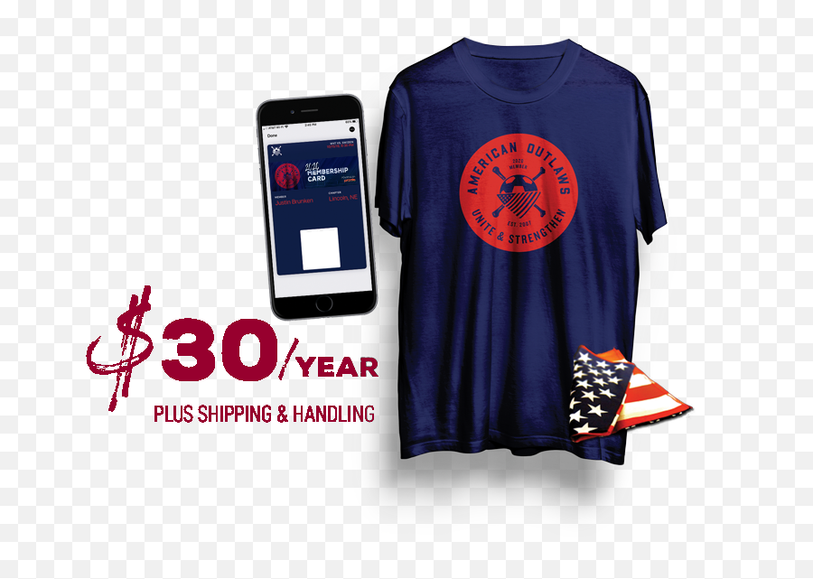 American Outlaws Houston Chapter Inc - American Outlaws 2020 Shirt Png,Houston Outlaws Logo