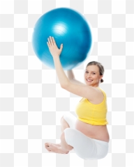 Pregnant Woman Exercise Png Image - Purepng Free For Running,Exercise Png