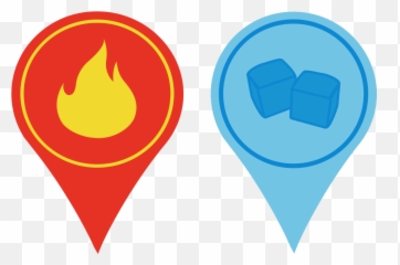 Ice Icon Clipart - Fire And Ice Symbol Png,Fire And Ice Logo