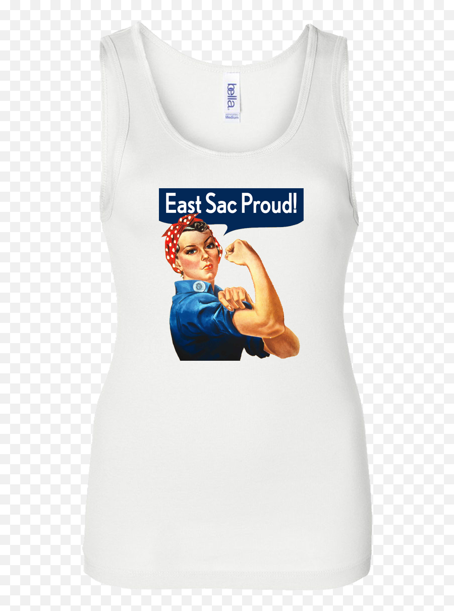 East Sac Proud Womenu0027s Tank Top Rosie The Riveter - Veterans Party Of America Png,Rosie The Riveter Png