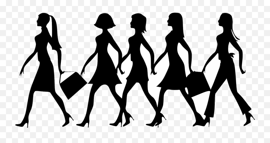 Free Walking Silhouette Vectors - Woman Shopping Silhouette Transparent Png,Person Walking Silhouette Png
