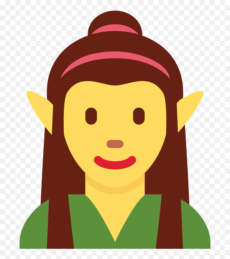 Woman Elf Emoji Clipart Free Download Transparent Png - Elf Emoji Google,Elf Ear Png