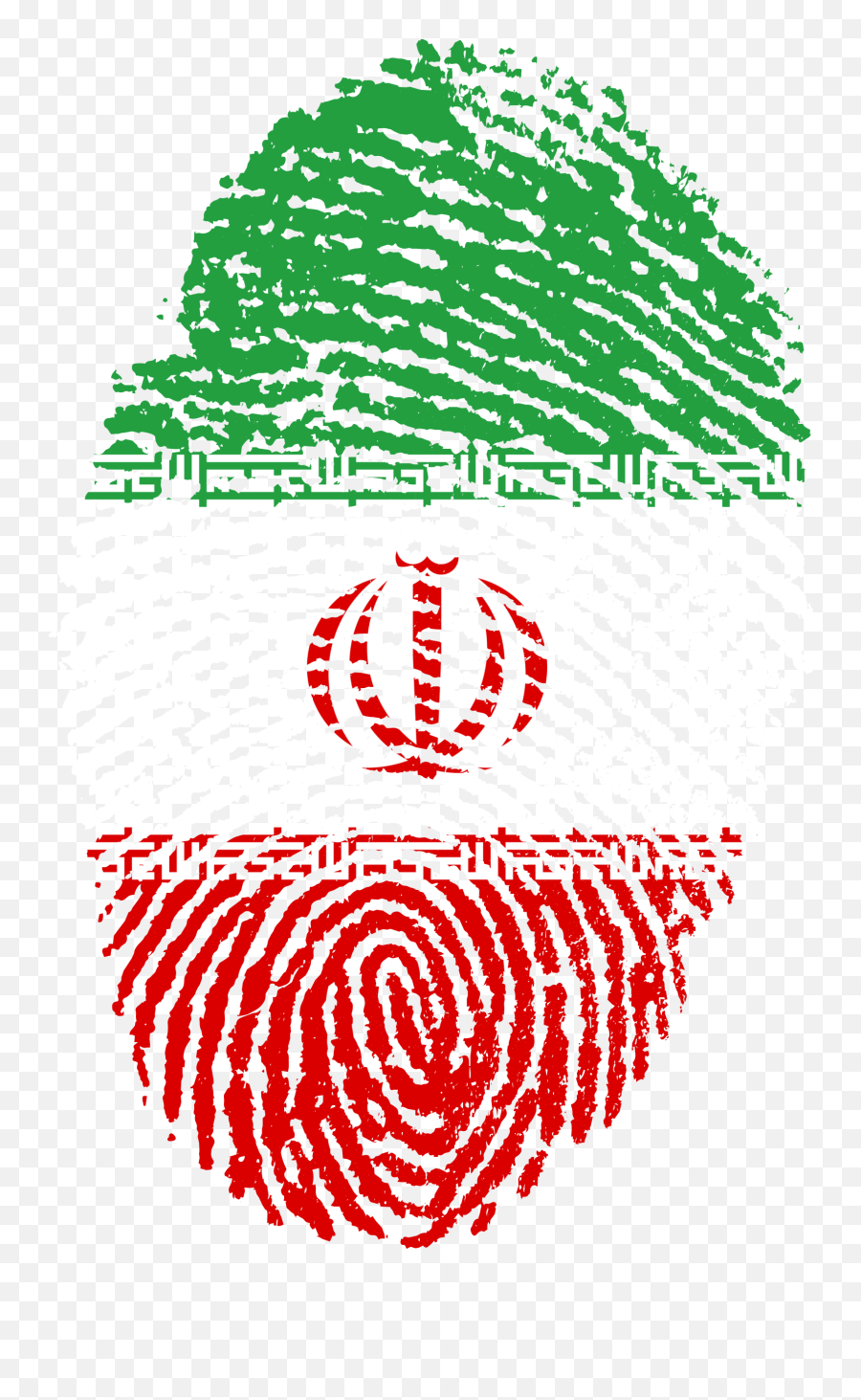 Iran Flag Fingerprint Country 652968 - Iran Flag Fingerprint Png,Iran Flag Png