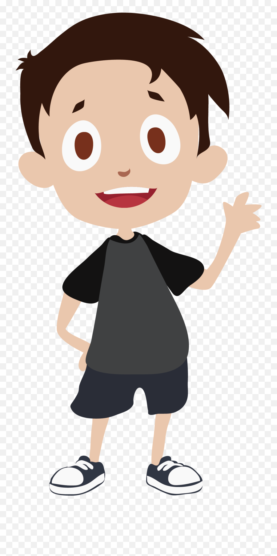 Thumb Human Behavior Cheek Illustration - Cartoon Boy No Background Png,Little Boy Png