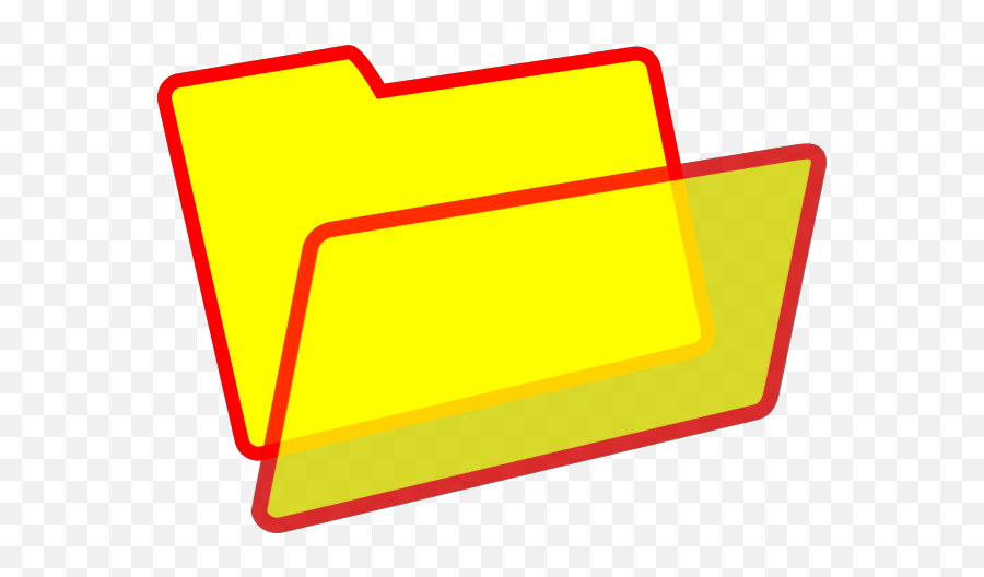 Red Yellow Folder Icon Png Svg Clip - Horizontal,Toy Story Folder Icon