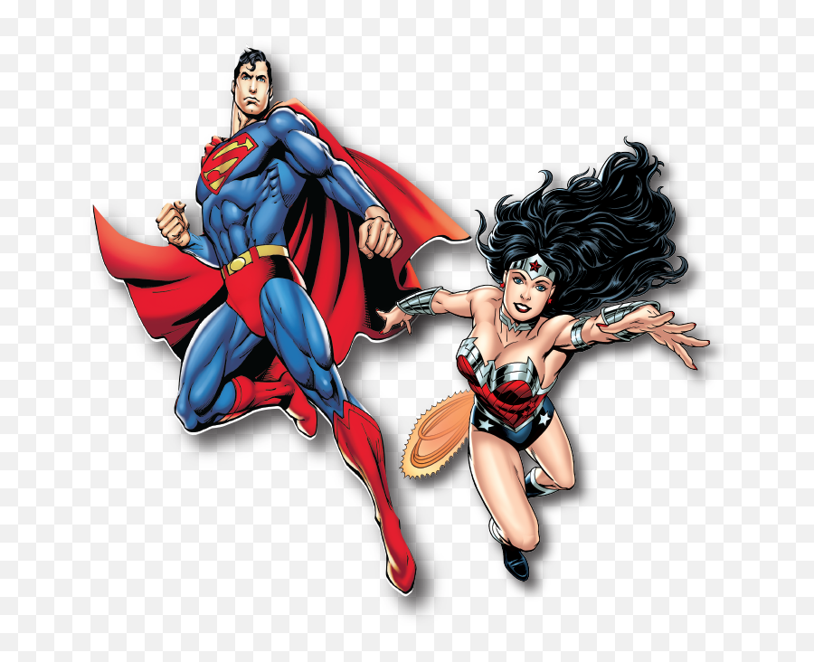 Superman - Superman And Wonder Woman Png,Super Man Png