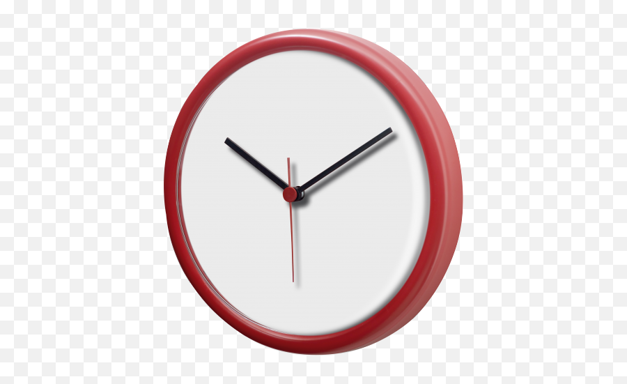 Icon Wall Clock - Solid Png,Red Clock Icon