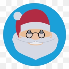 Cartoon Santa Claus Moustache Fictional - Father Christmas Icon png