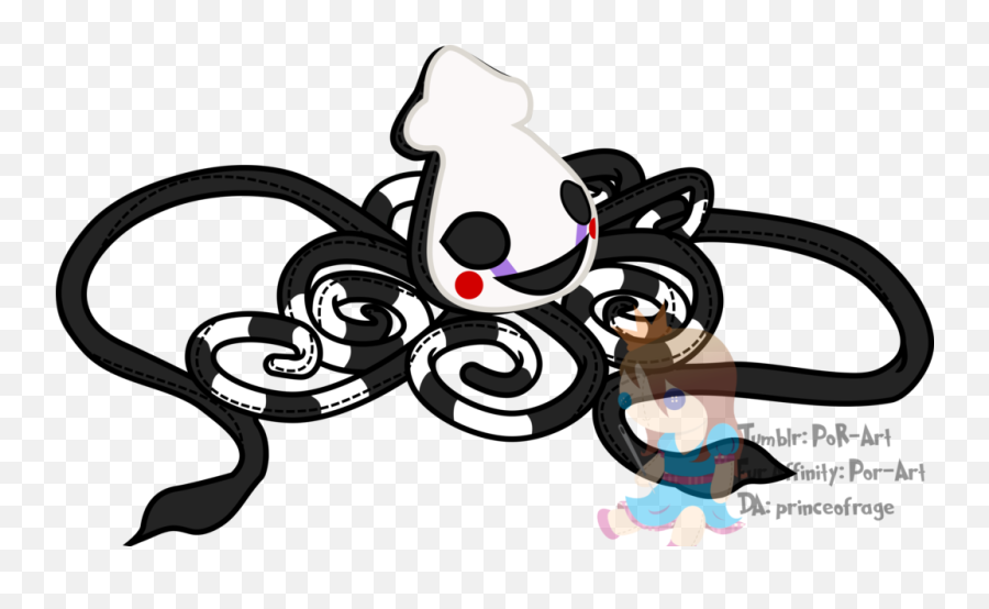 Fnaf Marionette Squid Plush - Marionette Squid Clipart Fnaf Marionette Plush Drawing Png,Splatoon Icon Tumblr