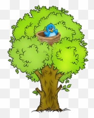 Arbretubespng - Clipart Arbre Png Transparent Png Full Nest In A Tree Clipart,Tubes Png