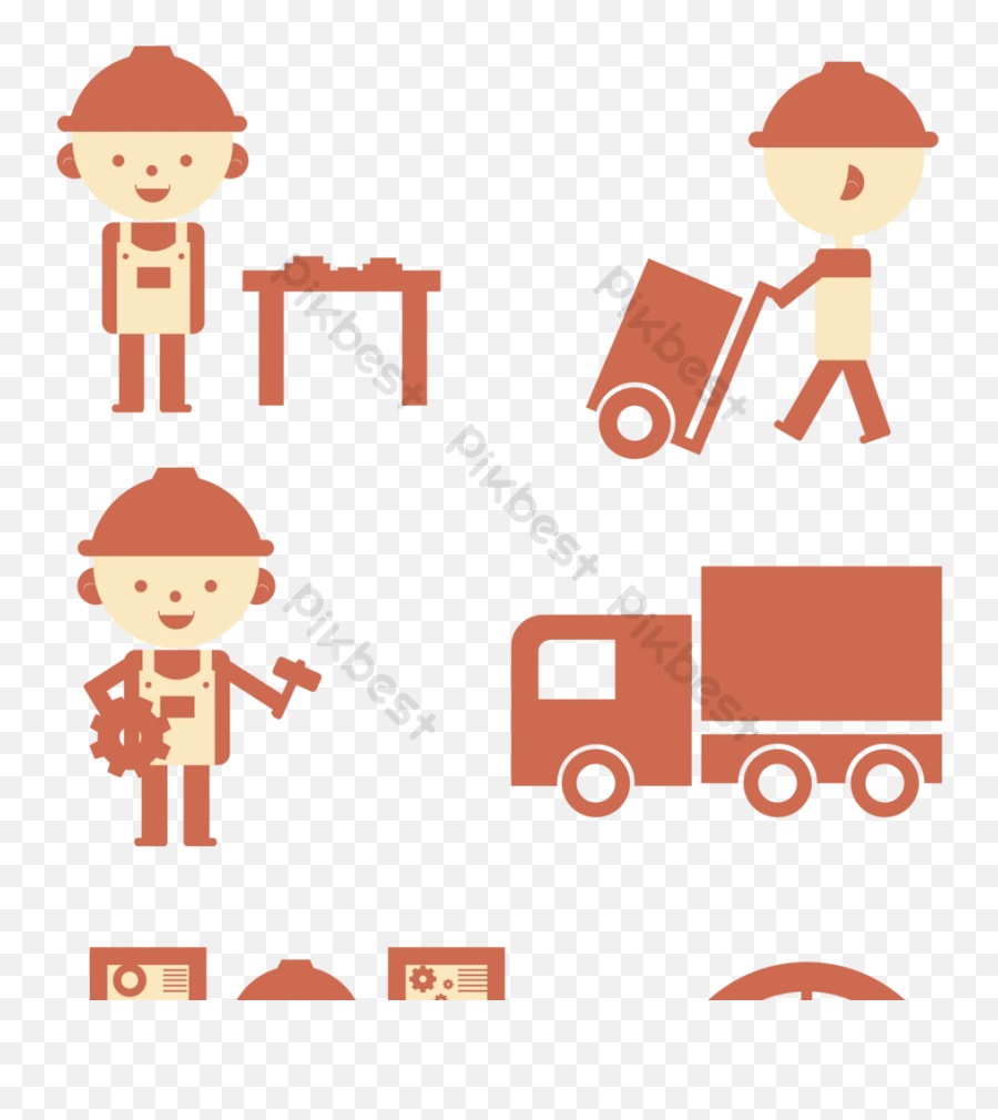 Industrial Work Icon Set - Package Delivery Png,Work Icon Set