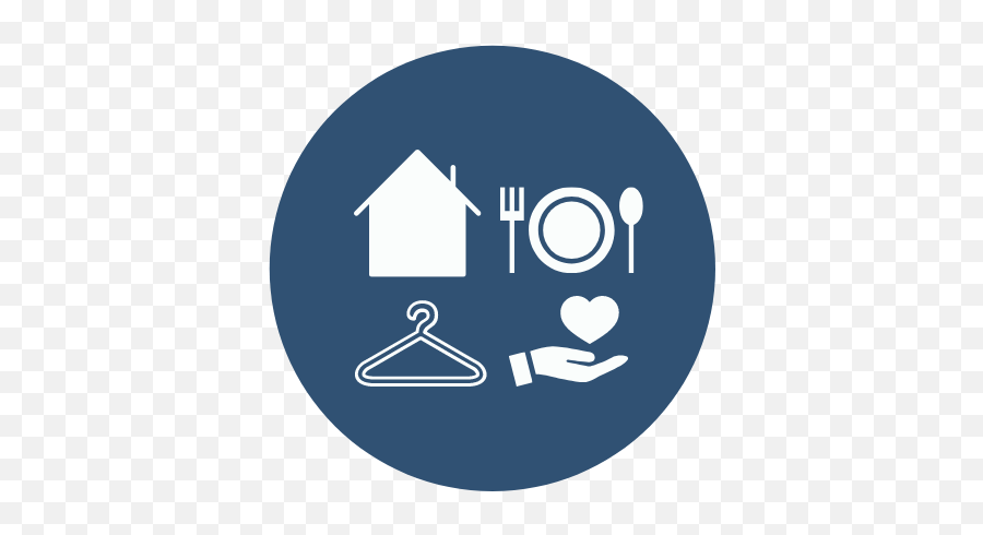 Apply For Assistance - Basic Need Icon Png,House Icon In Circle