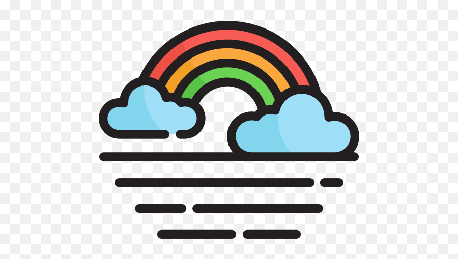Free Icon Rainbow - Horizontal Png,Rainbow Icon Png