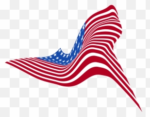 Free Wavy Usa Flags Png And Vector Collection - MyFreeDrawings Vertical