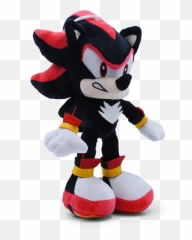 Seekfunning Sonic 11 Plush Shadow The Hedgehog Doll Toy - png