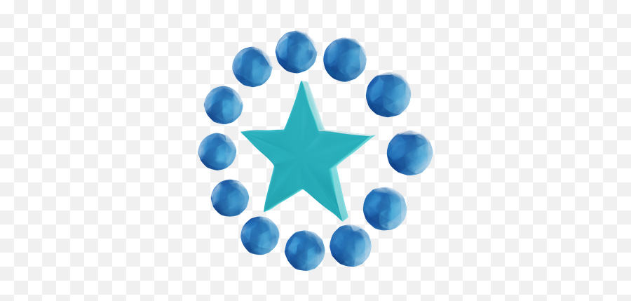 Free Stars 3d Illustration Download In Png Obj Or Blend Format - Green Infrastructure Design Principles,Star Icon Blue Png