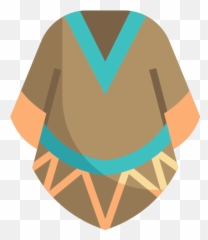 Poncho Icon Western Traditional Mexican - V Neck Png,Fashion Icon