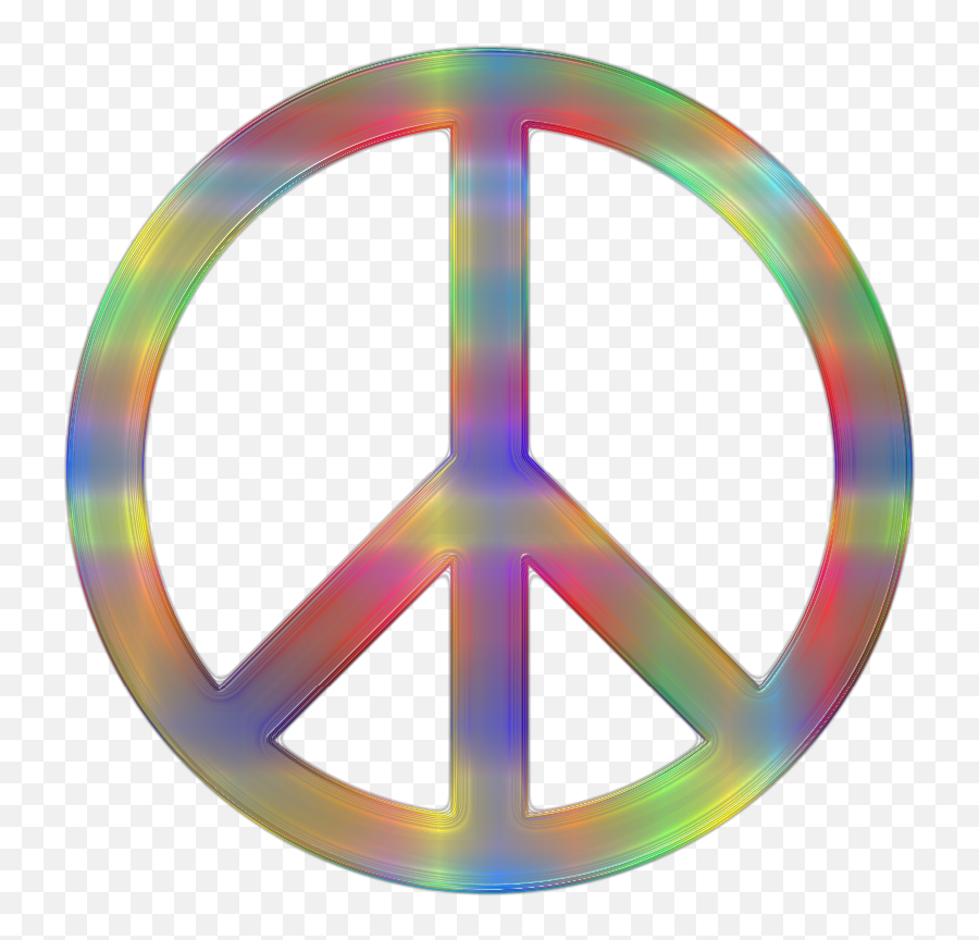 Psychedelic Peace Sign Png - Transparent Peace Sign Png,Psychedelic Png