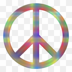 Psychedelic Peace Sign Png - Transparent Peace Sign Png,Psychedelic Png