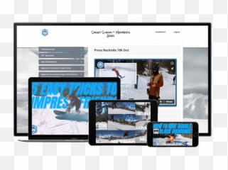 Shred School - 1 in Online Snowboard Lessons png