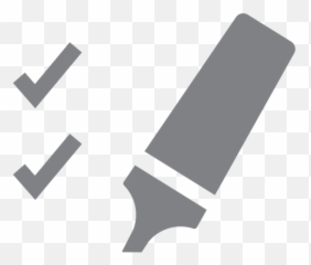 Marker And Ticks Flat Icon Transparent Png U0026 Svg Vector - Language
