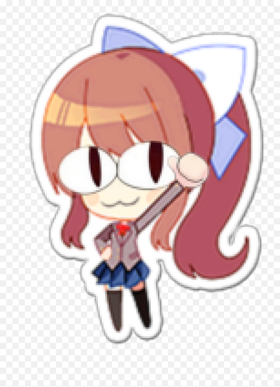 90u0027s Anime Hit Different Ranimemirchi - Ddlc Chibi Monika Png,90s Anime Icon