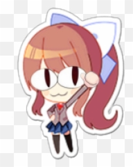 90u0027s Anime Hit Different Ranimemirchi - Ddlc Chibi Monika png