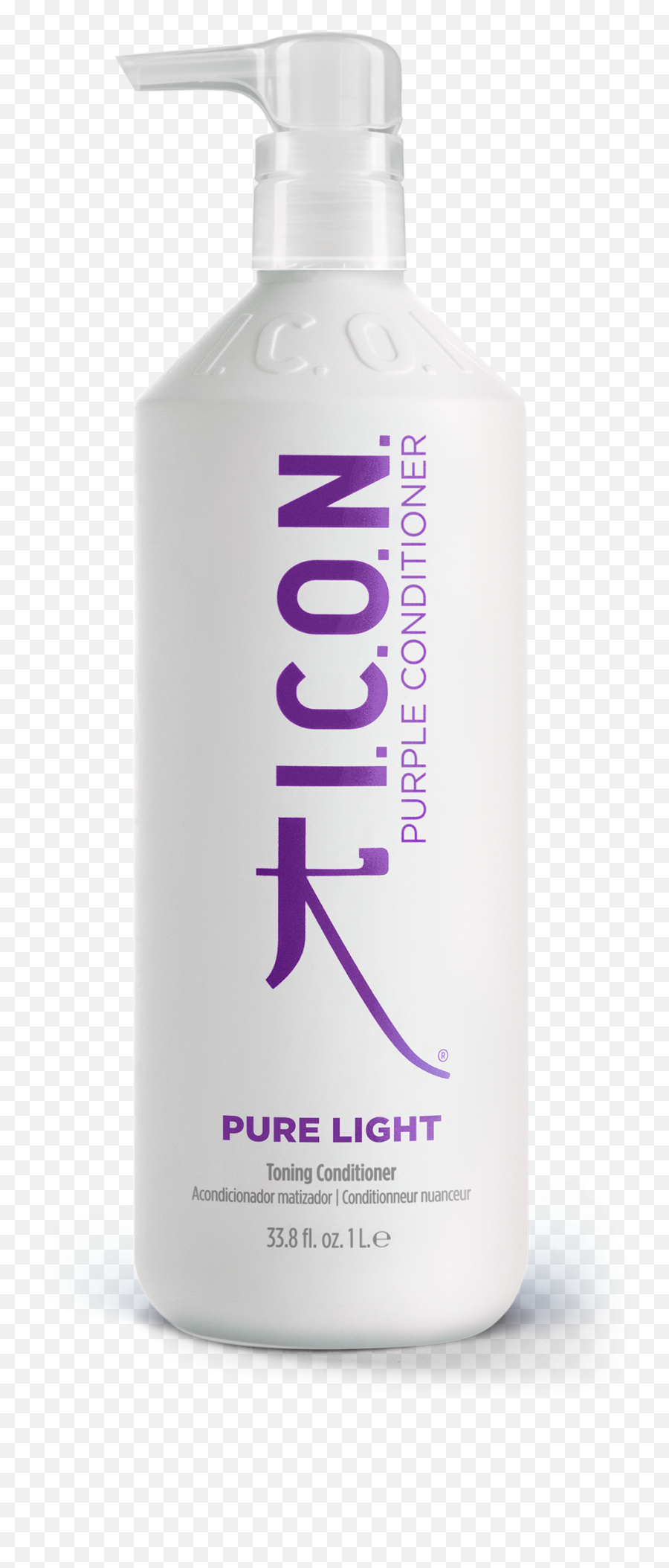 Icon Pure Light Acondicionador Matizador Lila Litro - Hair Png,Ecoplex Icon