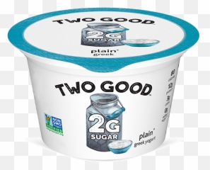 Plain Two Good Greek Lowfat Yogurt With 2 Grams Of Total Sugar - Two Good Greek Yogurt Png,Yogurt Png