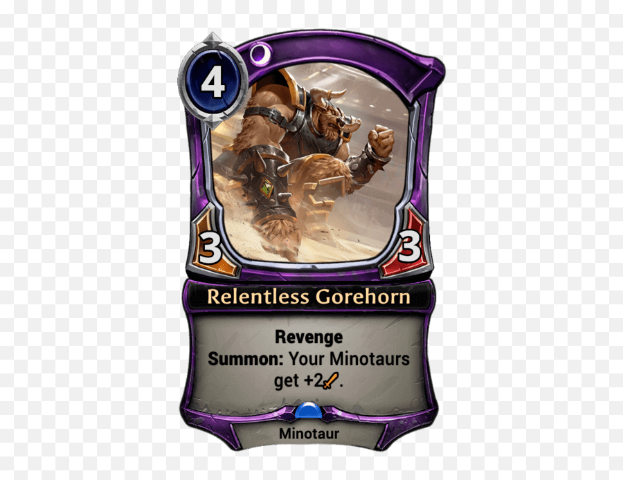 Strictly Minotaurs By Melevorn Eternal Decks Warcry - Cripple Card Png,Minotaur Icon
