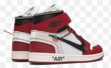 Nike Air Jordan 1 X Off - White Red Jordan 1 Chicago Off White Png,Jordan Png