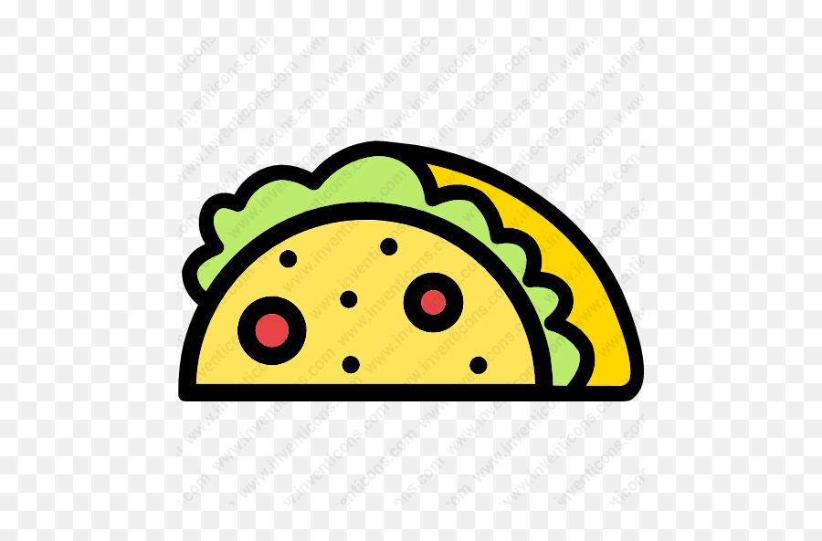Download Tacos Vector Icon Inventicons Png Burrito