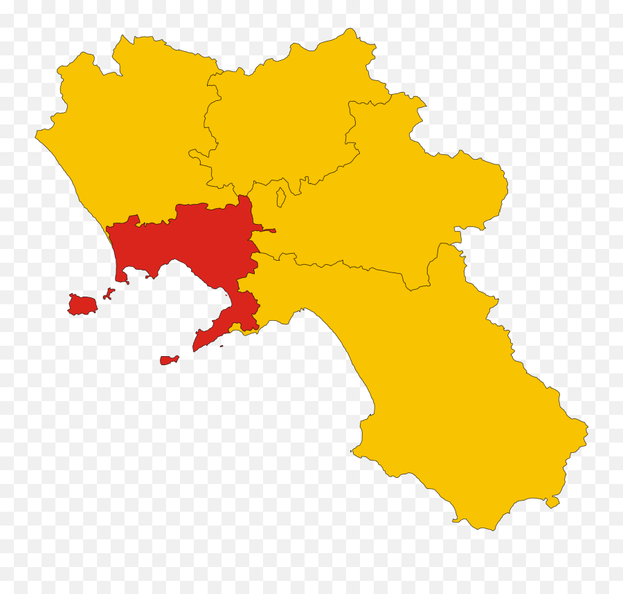 Filemap Of Metropolitan City Naples Region Campania - Campania Map Png,Italy Png
