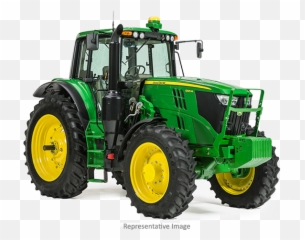 6195m Tractor - John Deere 220 Hp Tractor Png,John Deere Tractor Png