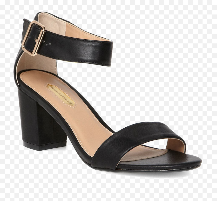 Download High Heel Sandal Png Image With Transparent - Black Transparent Heel Png,High Heel Png