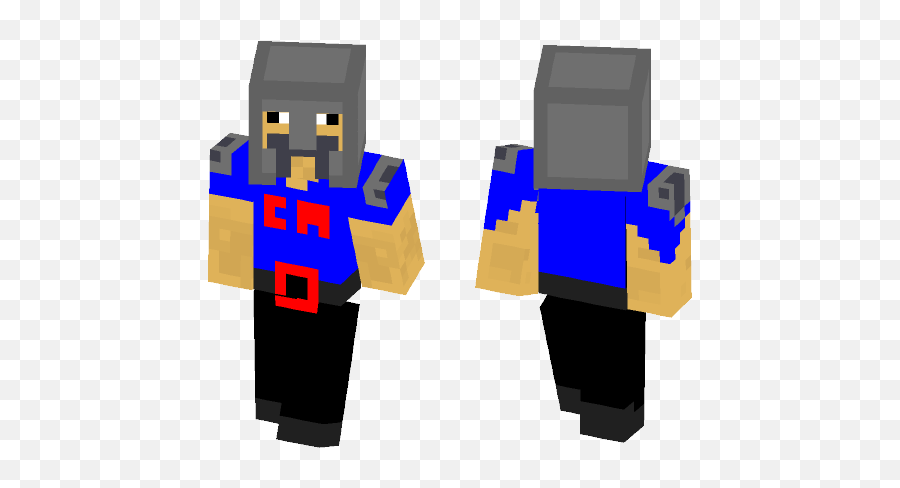 Captain Mustache Minecraft Skin - Thor Ragnarok Minecraft Skin Png,Hitler Mustache Transparent