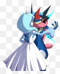 Download Ash Greninja - Ash Greninja And Gardevoir Png,Greninja Png