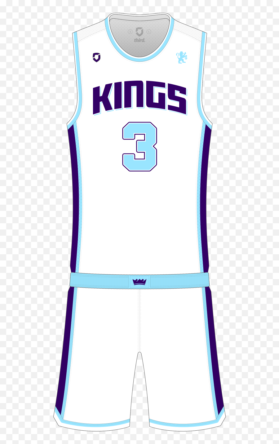 Sacramento Kings Home U2014 Third Sports Design By Dean - Sports Jersey Png,Sacramento Kings Logo Png