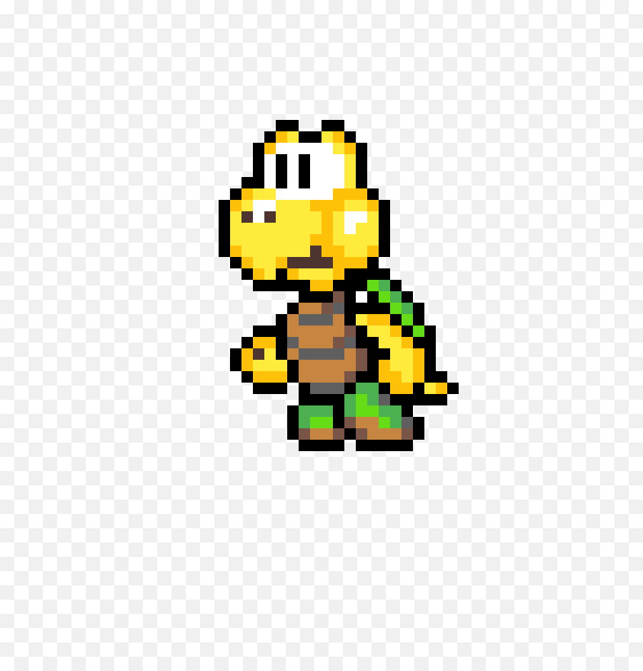 Mario Koopa Troopa Pixel Png Image With - Pixel Art Mario Yoshi,Koopa Troopa Png