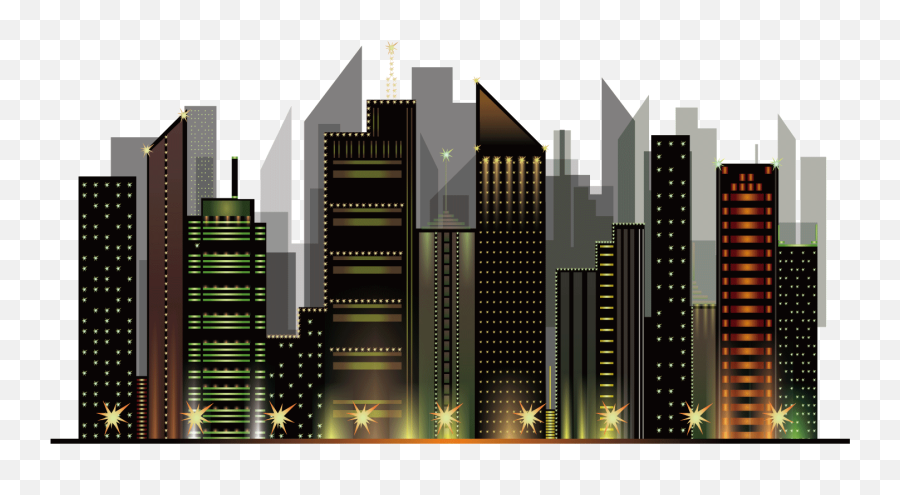 Hd Night View Architecture - Night City Vector Png,Cyberpunk Png